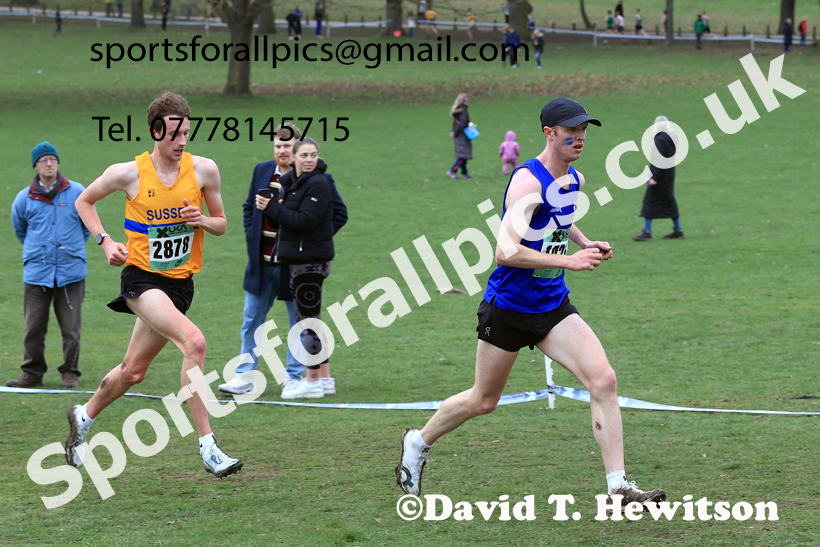 Senior Mens 2026 UK CAU Inter Counties Cross Country, Wollaton Park, Nottingham. Photo: David T. Hewitson/Sports for All Pics